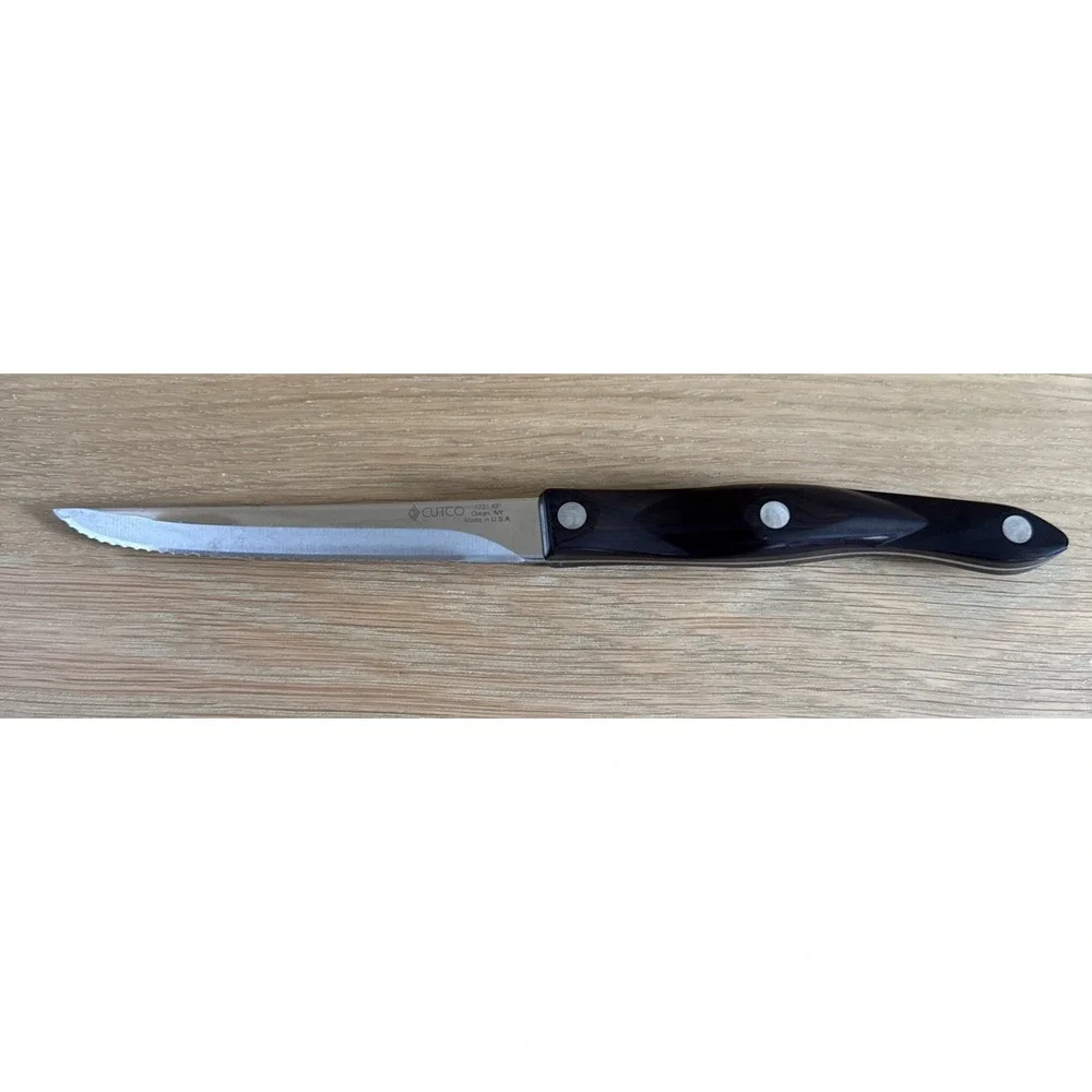 Cutco 1721 KP Trimmer Knife - Brown ~ Serrated Edge USA